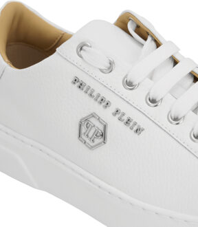 Philipp Plein Lo-Top Sneakers Hexagon - maat EU 35 Wit