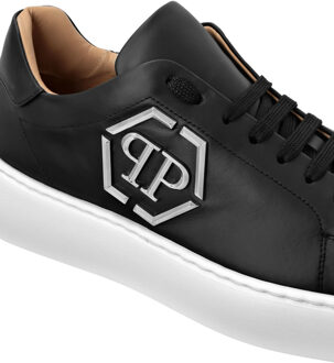 Philipp Plein Lo-Top Sneakers Hexagon - maat EU 46 Zwart