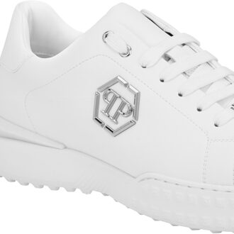 Philipp Plein Lo-Top Sneakers Hexagon Wit - EU 45