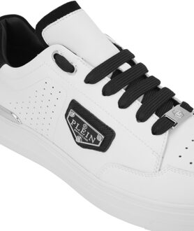 Philipp Plein Lo-Top Sneakers - maat Wit/Zwart