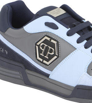 Philipp Plein Lo-Top Sneakers P-Force 78 - maat EU 39 Donkerblauw