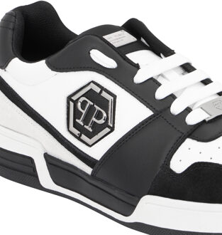 Philipp Plein Lo-Top Sneakers P-Force 78 Wit/Zwart
