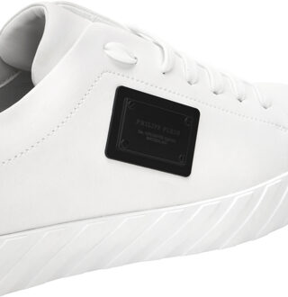 Philipp Plein Lo-Top Sneakers Placca Wit - EU 38