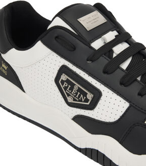 Philipp Plein Lo-Top Sneakers Street Wit/Zwart