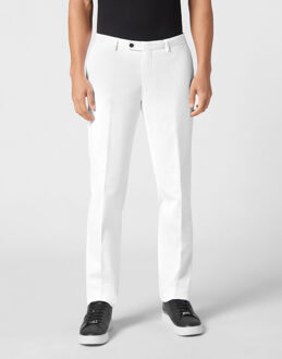 Philipp Plein Long Trousers Chinos Fit Wit