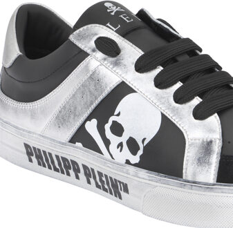 Philipp Plein Low-Top Leather Sneakers Retrokickz Tm - maat Zwart