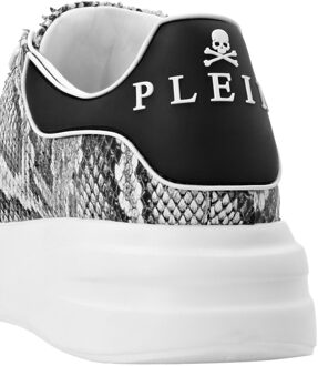 Philipp Plein Low Top Sneakers Roccia Python Print Wit - EU 36