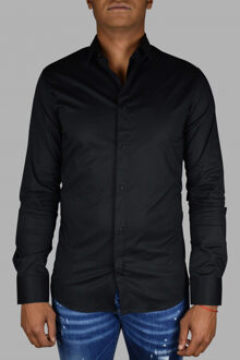 Philipp Plein LS Skull overhemd Zwart - M
