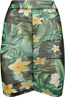 Philipp Plein Minirok Hawaii Groen - XL