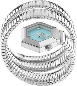 Philipp Plein $nake Hexagon Dames Horloge Zilverkleurig PWZAA0625 - One Size