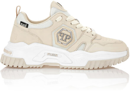 Philipp Plein New Predator Sneakers Pp Hexagon - maat EU 41 Beige