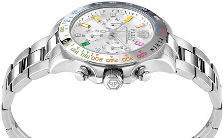 Philipp Plein Nobile Dames Zilveren Horloge PWSBA0123 - One Size