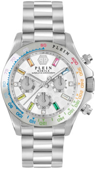 Philipp Plein Nobile Lady Chrono Horloge Zilver Philipp Plein , Gray , Dames - ONE Size