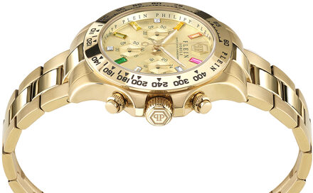 Philipp Plein Nobile Lady Dames Horloge Goudkleurig PWSBA0223 - maat