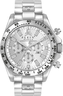 Philipp Plein Nobile Wonder Zilver Horloge Philipp Plein , Gray , Heren - ONE Size