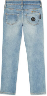 Philipp Plein Normale Pasvorm Lichtblauw - 6-7J / 116-122cm