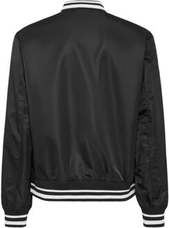 Philipp Plein Nylon Baseball Jacket Zwart - XL