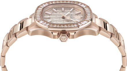 Philipp Plein $pectre Lady Dames Horloge Rosékleurig PWTAA0723 Roségoud - One Size