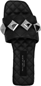 Philipp Plein Platte Sandalen Zwart - EU 36