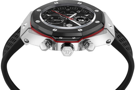 Philipp Plein Plein Chrono Royal Heren Zwarte Horloge PWLFA0225 - One Size