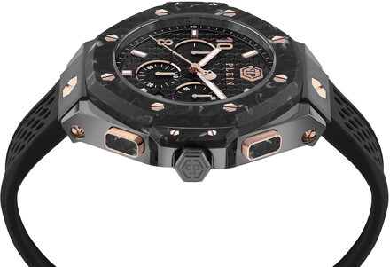 Philipp Plein Plein Chrono Royal Heren Zwarte Horloge PWPRA0524 - One Size