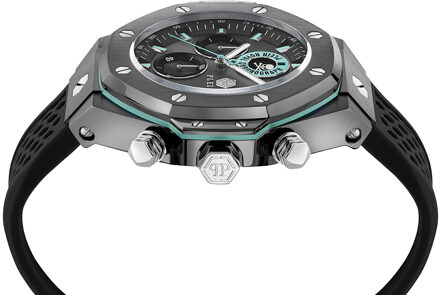 Philipp Plein Plein Chrono Royal Zwarte Herenhorloge PWLFA0125 - One Size
