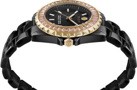 Philipp Plein Plein Heaven Dames Zwarte Horloge PWPPA0324 - One Size