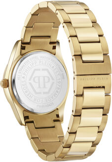 Philipp Plein Plein Icon Chain Dames Horloge Goudkleurig PW1FA0425 - One Size