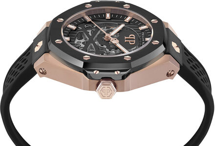 Philipp Plein Plein $keleton Royal Heren Zwarte Horloge PWPFA0224 - One Size