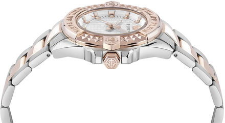 Philipp Plein Plein Majesty Dames Multicolor Horloge PWOFA0525 - maat Zilver en goud