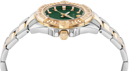 Philipp Plein Plein Majesty Dames Multikleur Horloge PWOFA0625 Zilver en goud - One Size