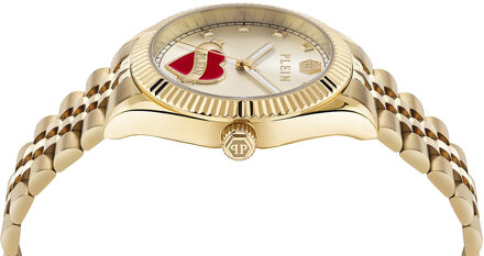 Philipp Plein Plein Valentine Dames Gouden Horloge PW2BA0725 - One Size