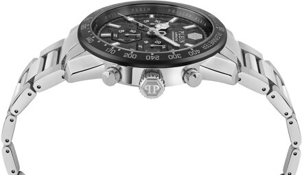 Philipp Plein Pleinmeter Heren Zilveren Horloge PWPYA0424