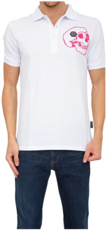 Philipp Plein Polo Shirt Philipp Plein , White , Heren - XL