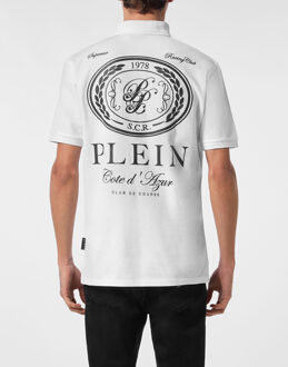 Philipp Plein Polo Shirt Ss Club The Course Wit