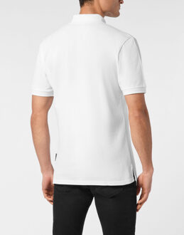Philipp Plein Polo Shirt Ss Duck Chest Wit