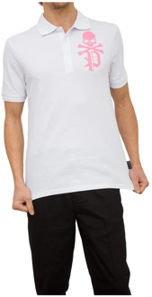Philipp Plein Polo Shirts Philipp Plein , White , Heren - 2Xl,Xl,L,M