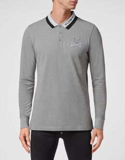 Philipp Plein Poloshirt Grijs - L