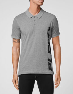 Philipp Plein Poloshirt Grijs - XL