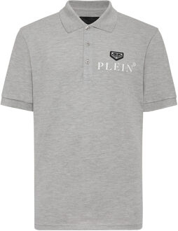 Philipp Plein Poloshirt Iconic Plein Grijs