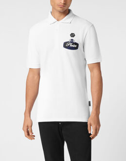 Philipp Plein Poloshirt Racing - maat 2XL Wit