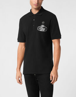 Philipp Plein Poloshirt Racing - maat Zwart