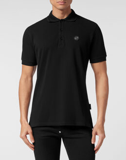 Philipp Plein Poloshirt Skull Zwart