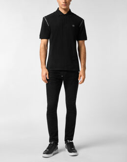 Philipp Plein Poloshirt Ss Zwart - L
