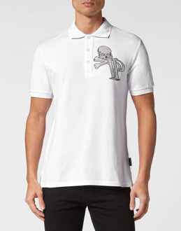 Philipp Plein Poloshirt Wit - 3XL