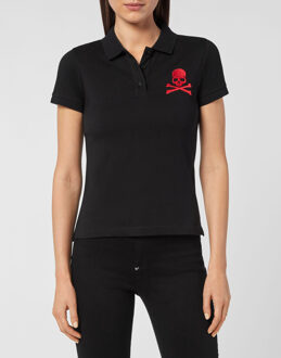 Philipp Plein Poloshirt Zwart - XL