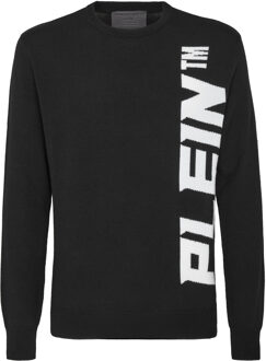Philipp Plein Pullover Ronde Hals Zwart