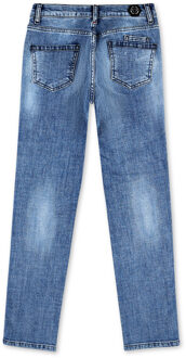 Philipp Plein Regular Fit Iconic Plein Blauw - 6-7J / 116-122cm