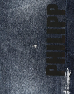 Philipp Plein Regular Fit Patches Blauw/marineblauw