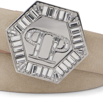 Philipp Plein Riem Hexagon Beige - 90 cm
